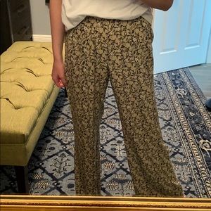 Flowy, floral pants